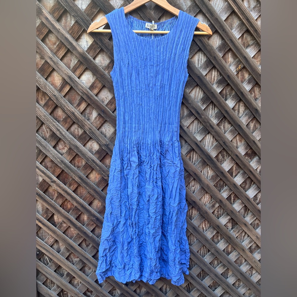 Alquema Blue Sleeveless Dress